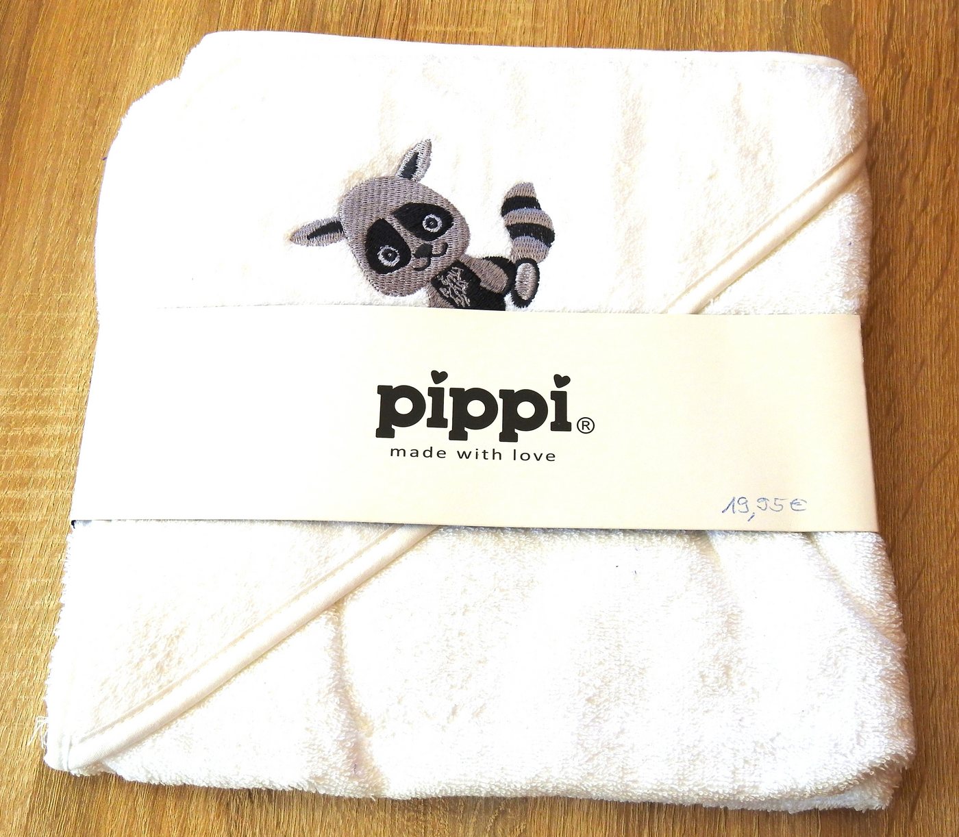 pippi Badetuch Made with Love von pippi