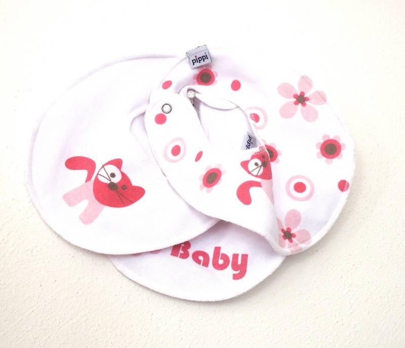 pippi Spucktuch Baby, (3-tlg), Maschinenwäsche von pippi