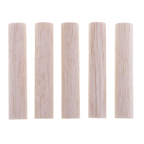 15 mm dicke, runde Balsaholzstäbe, Holzdübel für Modellbau, Handwerksprojekte, 5 Stück, 80 mm 15 mm dicke, runde Balsaholzstäbe, Holzdübel für Modellbau, Handwerksprojekte, 5 Stück, 80 mm von pistro