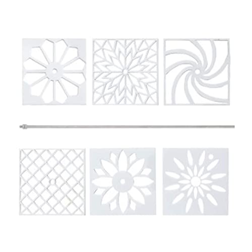 6 Blumenschablonen 1 Stab Seifenformwerkzeuge, DIY Durchziehformer für Süßigkeiten, Kerzen, Rohrsäulenform, Partypudding, Acryl und Edelstahl- Stil C 6 Blumenschablonen 1 Stab Seifenformwerkzeuge, DIY Durchziehformer für Süßigkeiten, Kerzen, Rohrsäulenform, Partypudding, Acryl und Edelstahl- Stil C von pistro