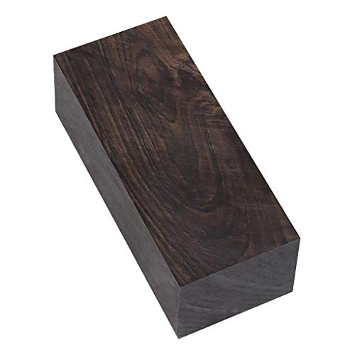 Afrikanischer Blackwood Block Holz Material DIY Blank Messer Griff 120x40x50mm Dalbergia Melanoxylon Naturholz Rohling Schnitzholz von pistro