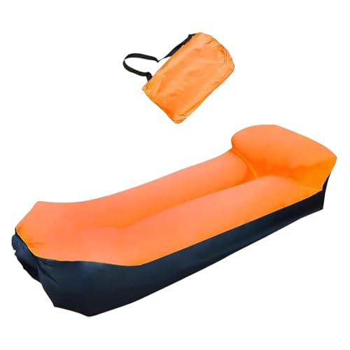 Aufblasbare Liege Luftsofa Lazy Air Matratze Outdoor Camping Couch für Erwachsene Picknick 86.61 x 27.56 x 23.62 Zoll- Orange Aufblasbare Liege Luftsofa Lazy Air Matratze Outdoor Camping Couch für Erwachsene Picknick 86.61 x 27.56 x 23.62 Zoll- Orange von pistro