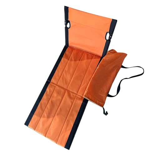 Bodenstuhl mit Rückenlehne, faltbar, Strandstadion, Campingstuhl, Pad für Outdoor-Aktivitäten, Bergsteigen, Picknick, Orange, 38 x 110 x 40 cm, Orange Bodenstuhl mit Rückenlehne, faltbar, Strandstadion, Campingstuhl, Pad für Outdoor-Aktivitäten, Bergsteigen, Picknick, Orange, 38 x 110 x 40 cm, Orange von pistro