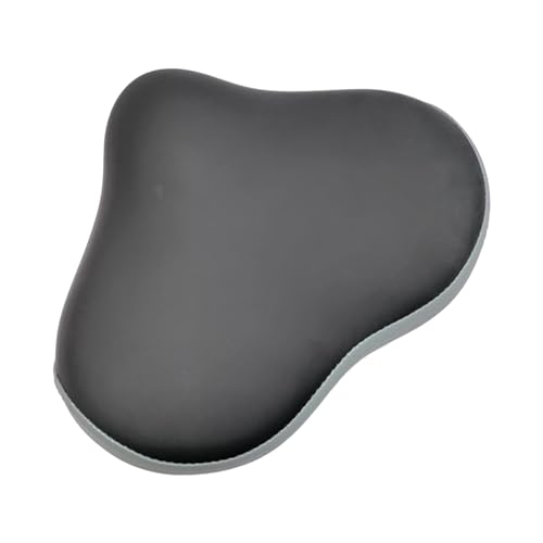 Breiter gepolsterter Fahrradsitz, Ersatz für Heimtrainer, Innen- und Außenbereich, universelle Passform, 23 x 32 cm, Schwarz von pistro