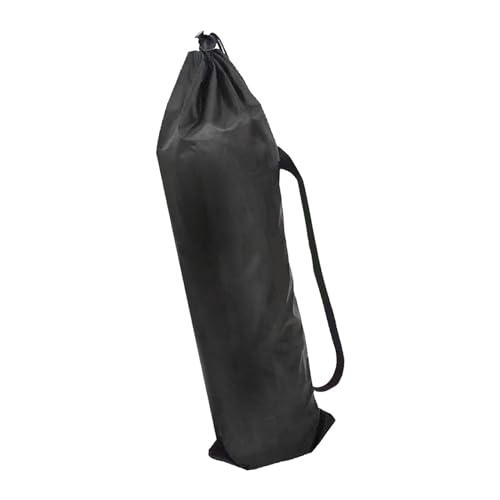 Faltstuhl-Aufbewahrungstasche, tragbar, strapazierfähig, Campingstuhl, Ersatztasche, Oxford-Stoff, schwarze Tragetasche für Strandkörbe, 22 x 125 cm von pistro