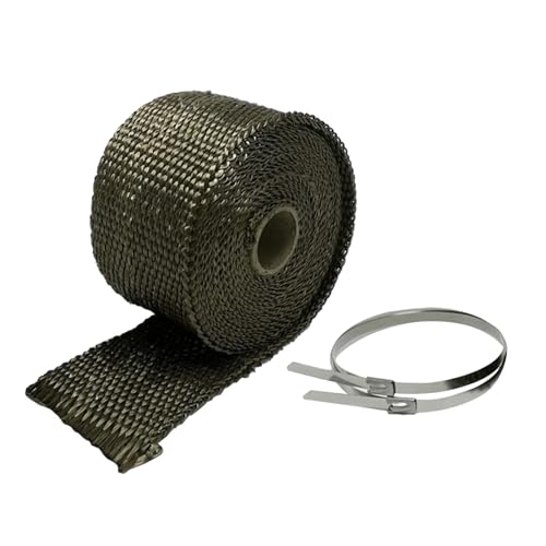 Feuerfestes Ofenrohr, 2 mm x 50 mm x 10 m, hitzebeständiges Klebeband für Kaminöfen, Rohr, Motorrad-Auspuff, Thermoschutz, Rauchband Feuerfestes Ofenrohr, 2 mm x 50 mm x 10 m, hitzebeständiges Klebeband für Kaminöfen, Rohr, Motorrad-Auspuff, Thermoschutz, Rauchband von pistro
