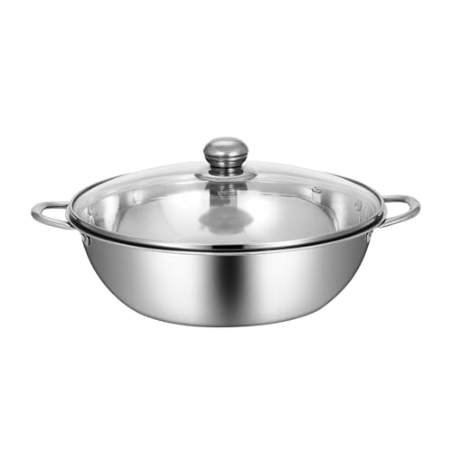 Hochwertiger Edelstahl-Topf mit Fächern und Deckel, 30 cm, 2 Fächer, 30 cm, 1 Fach optional von pistro