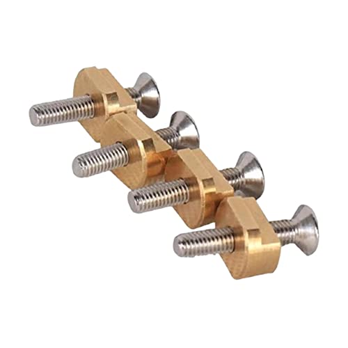 Hydrofoil Montage T Muttern Messing Gewinde M6 Tragbar Hochfest Abnehmbare Hydrofoil T-Nuts Set für Surfboard Hydrofoil Tracks Teile M6 mit Schraube von pistro