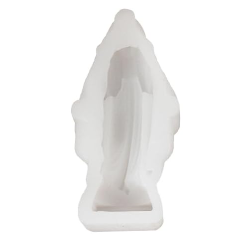 Kerzenmodell Heilige Mutter Figur, DIY Handwerk Gießform für Kerzen und Seifen, Schreibtischdekoration, 2 Stile zur Auswahl- Style A von pistro