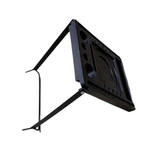 Leiter-Arbeits-Verlängerungsleiter-Werkzeugbefestigung, stabile Eisen-Arbeitsablage, 30 x 26,5 x 36 cm, für Autowäsche, Campingtisch, Trittleiterbank von pistro