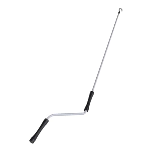 Markisenkurbel, Handkurbel, 1,2 m, Metall, Markisenabzieher für Terrasse, Balkon, Wohnmobil, Vordach, 1,2 m, Schwarz von pistro