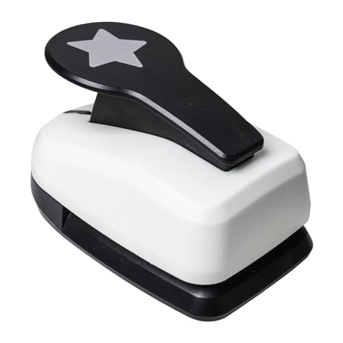 Papierstanzer Locher Manueller Papierkunststanzer zum Basteln von Festivalpapieren DIY Handwerk 4.45 x 2.83 x 2.83 Zoll- Fünfzackiger Stern von pistro
