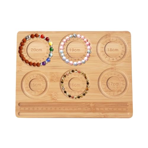 Perlenbrett für Armbänder Aufbewahrungsbehälter Schmuck Design Größenbretter Vitrine Perlentablett Perlen Armreif DIY Handwerk Stil A- 26.3cmx20cmx1cm Perlenbrett für Armbänder Aufbewahrungsbehälter Schmuck Design Größenbretter Vitrine Perlentablett Perlen Armreif DIY Handwerk Stil A- 26.3cmx20cmx1cm von pistro