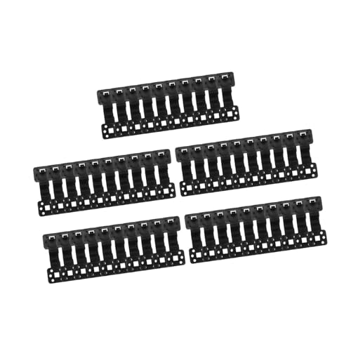 Schattenstoff-Clips, Befestigungsclips, robuste Verriegelungsgriffe, winddichte Markisenklammern für Garten, Landwirtschaft, 50 Stück von pistro