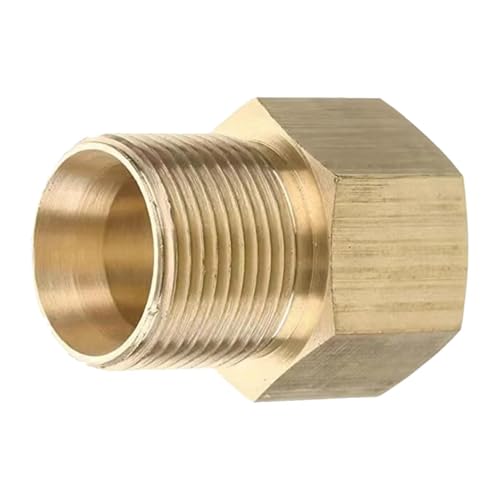 Schnellkupplungsadapter aus Messing, M22 auf 1/4 3/8, 14 mm, 15 mm, Schlauchanschluss für Reinigungsgeräte, Stil A von pistro