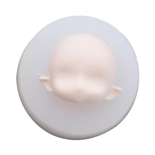 Silikonform für menschliches Gesicht, für Schokolade, Dessert, Basteln, wiederverwendbar, einfaches Entformen, 3,6 x 3 cm von pistro