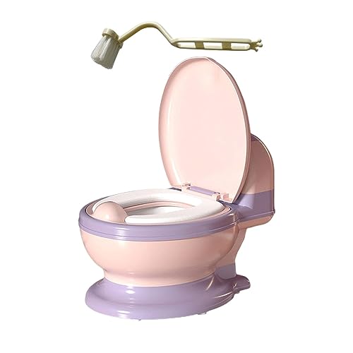 Toilettentrainings-Töpfchen-Toilettensitz für Kleinkinder, Übergangs-Toilettensitz mit abnehmbarem Töpfchen, PVC-Sitzring Rosa für Jungen und Mädchen 0-7 Jahre Toilettentrainings-Töpfchen-Toilettensitz für Kleinkinder, Übergangs-Toilettensitz mit abnehmbarem Töpfchen, PVC-Sitzring Rosa für Jungen und Mädchen 0-7 Jahre von pistro