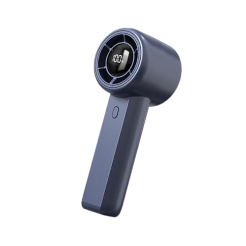 Tragbarer persönlicher Ventilator, geräuscharm, USB-Aufladung, Mini-Gerät mit drei Geschwindigkeitsstufen für Reisen, Blau von pistro