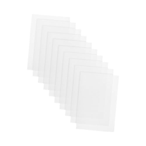 pistro 10 Stück druckbare PVC Augennetze für Therian Maske, Fursuit, Cosplay, Basteln, 30x20 cm Weiß- Weiß von pistro