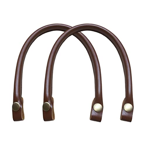 pistro 2X Taschengriffe Leder Ersatz, PU Leder Taschenhenkel 40 cm, Schnappverschluss Griffe für Handtasche Umhängetasche Geldbeutel DIY Taschenzubehör- Braun pistro 2X Taschengriffe Leder Ersatz, PU Leder Taschenhenkel 40 cm, Schnappverschluss Griffe für Handtasche Umhängetasche Geldbeutel DIY Taschenzubehör- Braun von pistro
