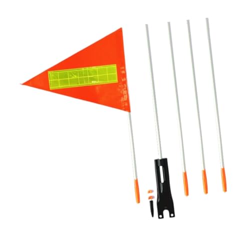 pistro Fahrradflagge mit Stange, hohe Sichtbarkeit, orangefarbene Sicherheitsflagge für Fahrräder, Rollstühle, Golfwagen, Kinder und Erwachsene, 30 cm pistro Fahrradflagge mit Stange, hohe Sichtbarkeit, orangefarbene Sicherheitsflagge für Fahrräder, Rollstühle, Golfwagen, Kinder und Erwachsene, 30 cm von pistro