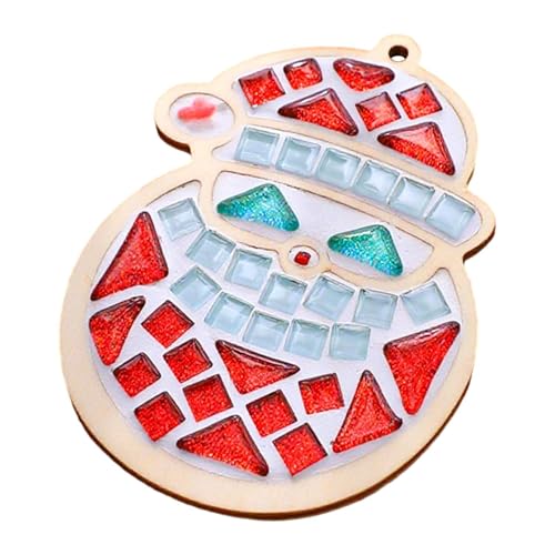 pistro Fliesen-Untersetzer-Bastelset gemischte Farben mit Holzuntersetzer DIY Mosaik Set für Erwachsene Weihnachtsmann pistro Fliesen-Untersetzer-Bastelset gemischte Farben mit Holzuntersetzer DIY Mosaik Set für Erwachsene Weihnachtsmann von pistro