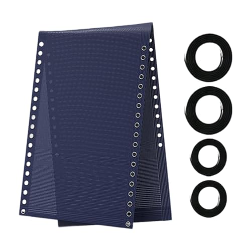 pistro Universal-Ersatzbezug für Sonnenliegen und Gartenstühle, wetterfestes Netzgewebe mit 4 Spannseilen, atmungsaktive Terrassenmöbelabdeckung, 160 x 48 cm, Blau pistro Universal-Ersatzbezug für Sonnenliegen und Gartenstühle, wetterfestes Netzgewebe mit 4 Spannseilen, atmungsaktive Terrassenmöbelabdeckung, 160 x 48 cm, Blau von pistro