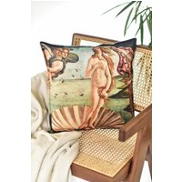 Boho Kissenbezug | Geburt Der Venus Von Sandro Botticelli Cottagecore Dekor 14x14" 18x18" von pitex