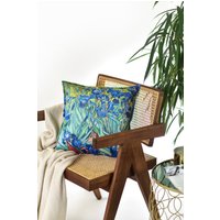 Van Gogh Kissenbezug Mit Iris Blumenmalerei | Cottagecore Dekor Maximalist Zimmer 14x14" 18x18" von pitex