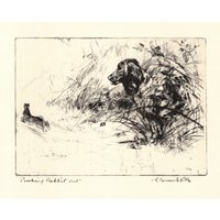 1930 Antiker Springer Spaniel Druck Jagdhund Wand Kunst Dekor Sportlicher Hund Vernon Stokes Illustration Cottage Vs 11157E 1930 Antiker Springer Spaniel Druck Jagdhund Wand Kunst Dekor Sportlicher Hund Vernon Stokes Illustration Cottage Vs 11157E von plaindealing