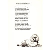 1940Er Jahre Pudel Poesie Druck Morgan Dennis Hund Gedicht Art Print Illustration Haustier Kunst Geburtstag Geschenk Idee 5139L von plaindealing