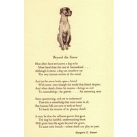 1940Er Jahre Vintage Hundegedicht Poesiedruck Hundeode-Gedenkdruck Margaret Bruner Poetry Print Geburtstagsgeschenkidee 6326A von plaindealing