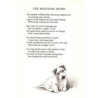 1940S Vintage Sealyham Terrier Poesie Druck Morgan Dennis Hund Gedicht Illustration Haustier Kunst Geburtstag Geschenk Idee 6963K von plaindealing