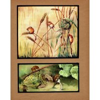 Antike Maus Druck Edwin Noble Kunst Illustration Wand Wohnkultur Geschenk Für Geburtstag 10384F von plaindealing