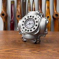 Hawker Beechcraft 1900D 14 Shot Flugzeug Propellernabe Wanduhr - Tolles Hochzeitsgeschenk von planepieces