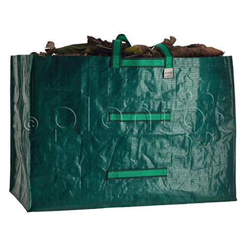 planto Jumbo Gartensack Gartenabfallsack Gartensammler Gartentasche Abfallsack Gartentaschen für Gartenabfall Laubsack in Profi-Qualität (250 Liter; Maße: ca. 87 x 60 x 48 cm) 1 Stück von planto