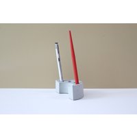 Beton Stiftehalter Star Trek | Schreibtisch Organizer Minimaler Stifthalter von plasterstudiolt