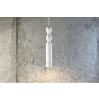 Gips Pendelleuchte | Skulpturale Moderne von plasterstudiolt