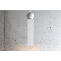 Handgefertigte Gips Pendelleuchte Moderne Skulpturale Beleuchtung von plasterstudiolt