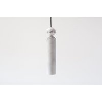 Marmor Imitat Pendelleuchte Aus Gips | Kronleuchter Zylinder-Lüster von plasterstudiolt