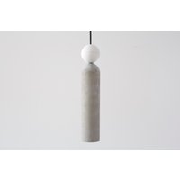 Pendelleuchte Aus Beton | Zylinderanhänger Licht Kronleuchter Zylinder von plasterstudiolt