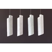 Pendelleuchte Cannoli Aus Beton | Zylinder Kronleuchter Betonlampe von plasterstudiolt