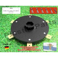 Messerscheibe 6 Klingen Messerteller Für Cramer Rm800 Mähroboter von plastikparts