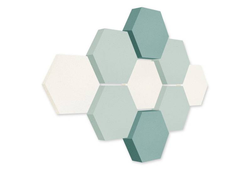 platino24 3D Wandpaneel Edition LOFT 9 Elemente 3D m I Ø 300mm, Schalldämmung Wand & Decke von platino24