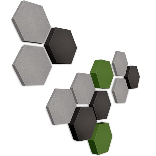 platino24 Akustikpaneele 12 Elemente Edition LOFT 3D I Ø 300mm Akustikplatten Schalldämmung Wand & Decke I Akustikschaum Schall-Absorber aus Basotect 30-70mm mit farbiger Akustikbeschichtung platino24 Akustikpaneele 12 Elemente Edition LOFT 3D I Ø 300mm Akustikplatten Schalldämmung Wand & Decke I Akustikschaum Schall-Absorber aus Basotect 30-70mm mit farbiger Akustikbeschichtung von platino24
