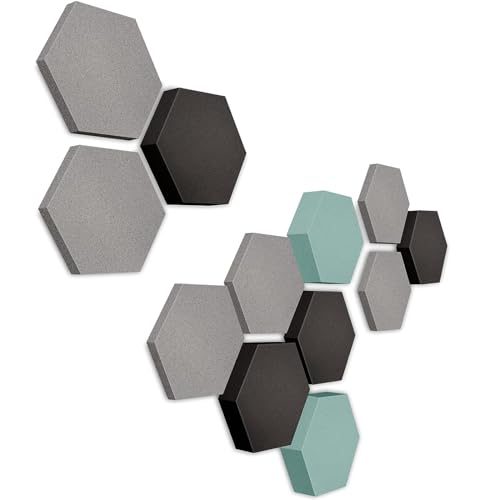 platino24 Akustikpaneele 12 Elemente Edition LOFT 3D I Ø 300mm Akustikplatten Schalldämmung Wand & Decke I Akustikschaum Schall-Absorber aus Basotect 30-70mm mit farbiger Akustikbeschichtung platino24 Akustikpaneele 12 Elemente Edition LOFT 3D I Ø 300mm Akustikplatten Schalldämmung Wand & Decke I Akustikschaum Schall-Absorber aus Basotect 30-70mm mit farbiger Akustikbeschichtung von platino24