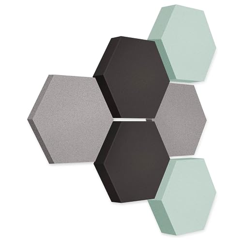 platino24 Akustikpaneele 6 Elemente Edition LOFT 3D I Ø 300mm Akustikplatten Schalldämmung Wand & Decke I Akustikschaum Schall-Absorber aus Basotect 30-70mm mit farbiger Akustikbeschichtung platino24 Akustikpaneele 6 Elemente Edition LOFT 3D I Ø 300mm Akustikplatten Schalldämmung Wand & Decke I Akustikschaum Schall-Absorber aus Basotect 30-70mm mit farbiger Akustikbeschichtung von platino24