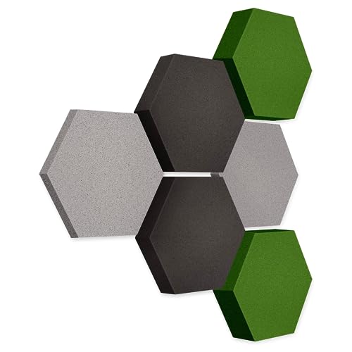 platino24 Akustikpaneele 6 Elemente Edition LOFT 3D I Ø 300mm Akustikplatten Schalldämmung Wand & Decke I Akustikschaum Schall-Absorber aus Basotect 30-70mm mit farbiger Akustikbeschichtung platino24 Akustikpaneele 6 Elemente Edition LOFT 3D I Ø 300mm Akustikplatten Schalldämmung Wand & Decke I Akustikschaum Schall-Absorber aus Basotect 30-70mm mit farbiger Akustikbeschichtung von platino24