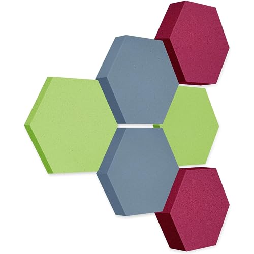 platino24 Akustikpaneele 6 Elemente Edition LOFT 3D I Ø 300mm Akustikplatten Schalldämmung Wand & Decke I Akustikschaum Schall-Absorber aus Basotect 30-70mm mit farbiger Akustikbeschichtung platino24 Akustikpaneele 6 Elemente Edition LOFT 3D I Ø 300mm Akustikplatten Schalldämmung Wand & Decke I Akustikschaum Schall-Absorber aus Basotect 30-70mm mit farbiger Akustikbeschichtung von platino24