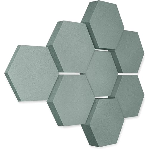 platino24 Akustikpaneele 8 Elemente Edition LOFT 3D I Ø 300mm Akustikplatten Schalldämmung Wand & Decke I Akustikschaum Schall-Absorber aus Basotect 30-70mm mit Akustikbeschichtung Farbe: Denim platino24 Akustikpaneele 8 Elemente Edition LOFT 3D I Ø 300mm Akustikplatten Schalldämmung Wand & Decke I Akustikschaum Schall-Absorber aus Basotect 30-70mm mit Akustikbeschichtung Farbe: Denim von platino24